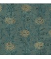 AF6519 - Tea Garden Wallpaper by Ronald Redding-French Marigold