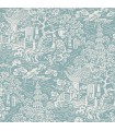 AF6575 - Tea Garden Wallpaper by Ronald Redding-Chinoiserie
