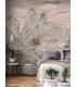 AF6597M - Tea Garden Wallpaper by Ronald Redding-Misty Mountain Mural