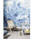 AF6598M - Tea Garden Wallpaper by Ronald Redding-Misty Mountain Mural