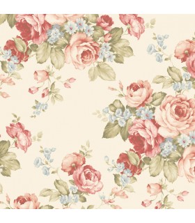 AB27614 - Flourish Wallpaper by Norwall-Floral
