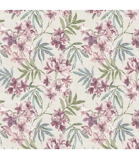 AF37724 - Flourish Wallpaper by Norwall-Floral