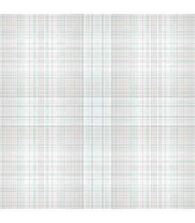 AF37720 - Flourish Wallpaper by Norwall-Plaid