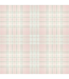 AF37723 - Flourish Wallpaper by Norwall-Plaid