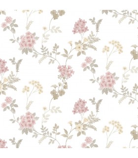 AF37732 - Flourish Wallpaper by Norwall-Floral