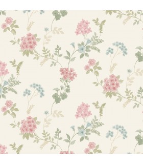 AF37734 - Flourish Wallpaper by Norwall-Floral