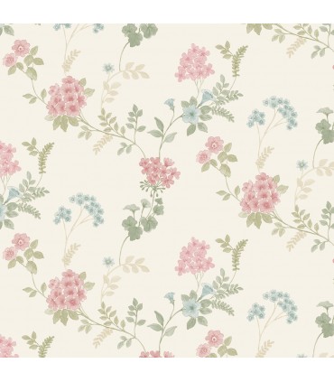 AF37734 - Flourish Wallpaper by Norwall-Floral