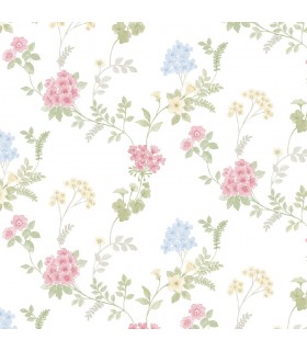 AF37735 - Flourish Wallpaper by Norwall-Floral