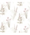AF37715 - Flourish Wallpaper by Norwall-Painterly Flowers