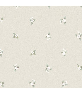 AF37748 - Flourish Wallpaper by Norwall-Floral Spot