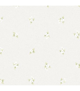 AF37749 - Flourish Wallpaper by Norwall-Floral Spot