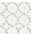 AF37744 - Flourish Wallpaper by Norwall-Floral Laurel