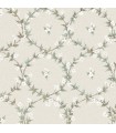 AF37745 - Flourish Wallpaper by Norwall-Floral Laurel
