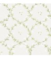 AF37746 - Flourish Wallpaper by Norwall-Floral Laurel