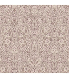 AF37727 - Flourish Wallpaper by Norwall-Paisley Print