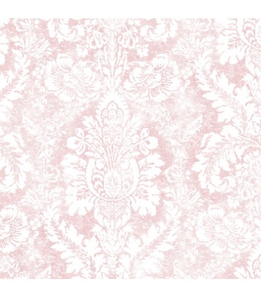 AF37711 - Flourish Wallpaper by Norwall-Valentine Damask
