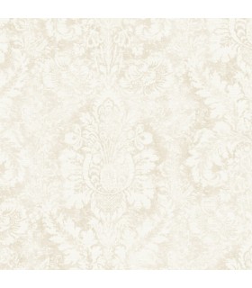AF37713 - Flourish Wallpaper by Norwall-Valentine Damask