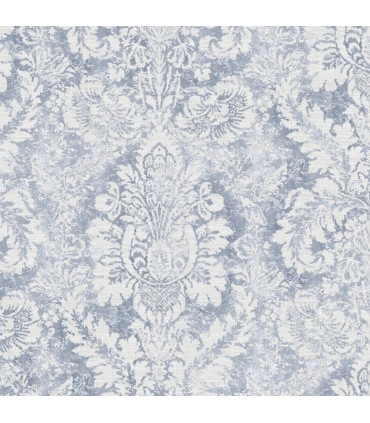 AF37714 - Flourish Wallpaper by Norwall-Valentine Damask
