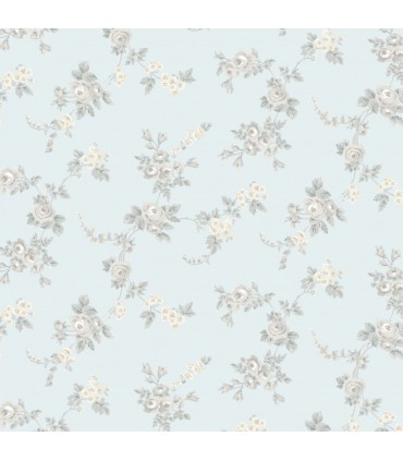 AF37706 - Flourish Wallpaper by Norwall-Chic Roses