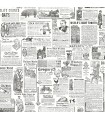 3119-13081 - Kindred Wallpaper by Chesapeake-Underwood Vintage Newspaper