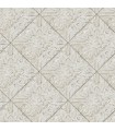 3119-13094 - Kindred Wallpaper by Chesapeake-Brandi Metallic Faux Tile