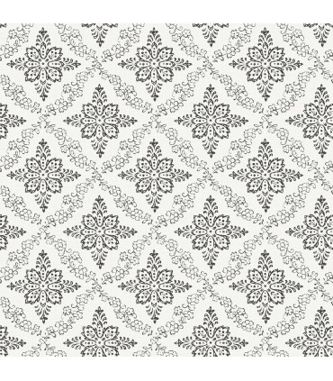 3119-13534 - Kindred Wallpaper by Chesapeake-Wynonna Geometric Floral