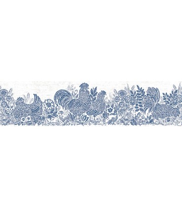 3119-13551B - Kindred Wallpaper by Chesapeake-Parton Chicken Border