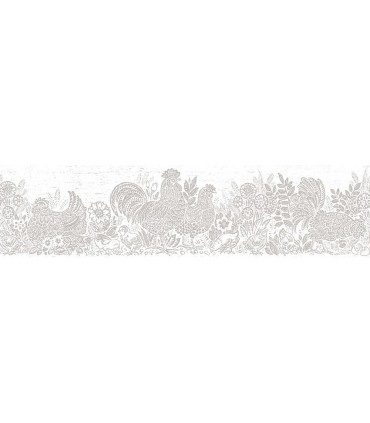 3119-13554B - Kindred Wallpaper by Chesapeake-Parton Chicken Border