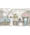 3119-13561B - Kindred Wallpaper by Chesapeake-Greenhouse Border
