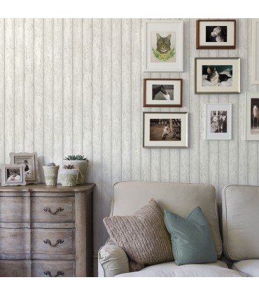 3119-66106 - Kindred Wallpaper by Chesapeake-Jack Weathered Clapboards