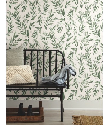 PSW1001RL - Magnolia Home by Joanna Gaines Peel and Stick Wallpaper-Olive Branch