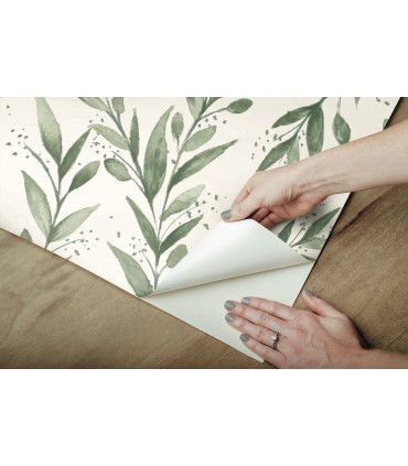 PSW1001RL - Magnolia Home by Joanna Gaines Peel and Stick Wallpaper-Olive Branch