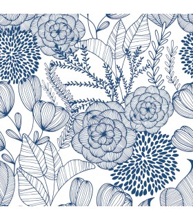 2903-25857 - Bluebell Wallpaper by A-Street-Alannah Botanical