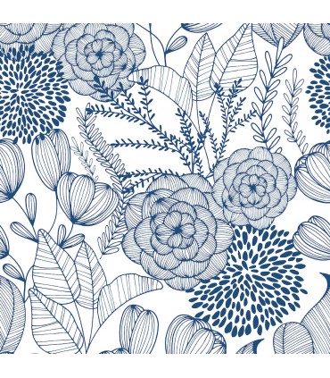 2903-25857 - Bluebell Wallpaper by A-Street-Alannah Botanical
