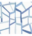 2903-25849 - Bluebell Wallpaper by A-Street-Tate Geometric Linen