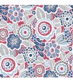 2903-25868 - Bluebell Wallpaper by A-Street-Lucy Retro Floral