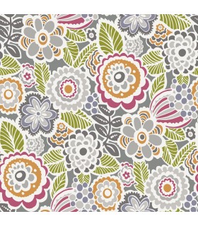2903-25865 - Bluebell Wallpaper by A-Street-Lucy Retro Floral