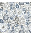 2903-25864 - Bluebell Wallpaper by A-Street-Lucy Retro Floral