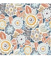 2903-25866 - Bluebell Wallpaper by A-Street-Lucy Retro Floral