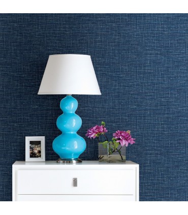 2903-24120 - Bluebell Wallpaper by A-Street-Exhale Faux Grasscloth