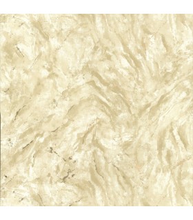 2927-00103 - Polished Metallic Wallpaper by Brewster-Titania Marble Texture