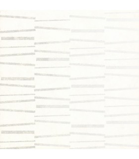 2927-10603 - Polished Metallic Wallpaper by Brewster-Luminescence Abstract Stripe
