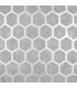 2927-00404 - Polished Metallic Wallpaper by Brewster-Starling Honeycomb