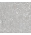 2927-00401 - Polished Metallic Wallpaper by Brewster-Starling Honeycomb
