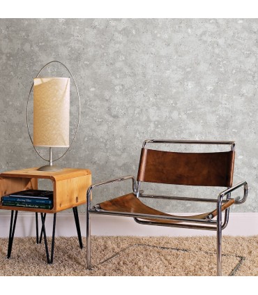 2927-00704 - Polished Metallic Wallpaper by Brewster-Drizzle Speckle