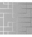2927-42491 - Polished Metallic Wallpaper by Brewster-Mason Geometric