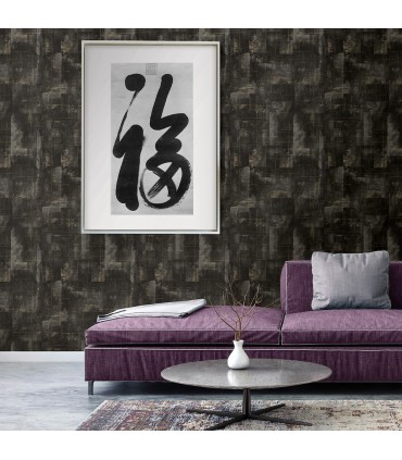 2927-20401 - Polished Metallic Wallpaper by Brewster-Ozone Texture