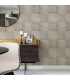2927-10901 - Polished Metallic Wallpaper by Brewster-Vela Distressed Geometric