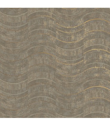 2927-10804 - Polished Metallic Wallpaper by Brewster-Hydra Geometric