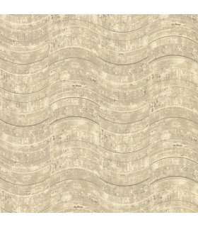 2927-10802 - Polished Metallic Wallpaper by Brewster-Hydra Geometric